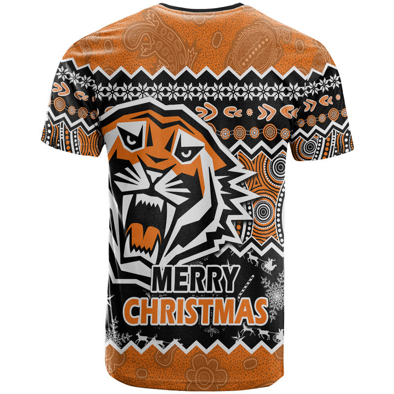 wests-tigers-aboriginal-christmas-vibe-gold-version-t-shirt