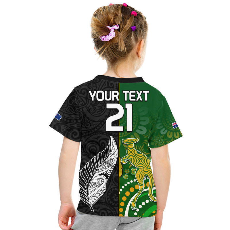 custom-personalised-aotearoa-rugby-all-black-combine-australia-wallabies-t-shirt-aboriginal-kangaroo-and-maori-fern