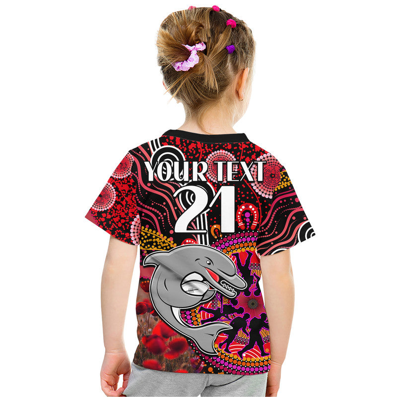 custom-personalised-dolphins-rugby-anzac-t-shirt-aboriginal-military-and-poppy-flowers