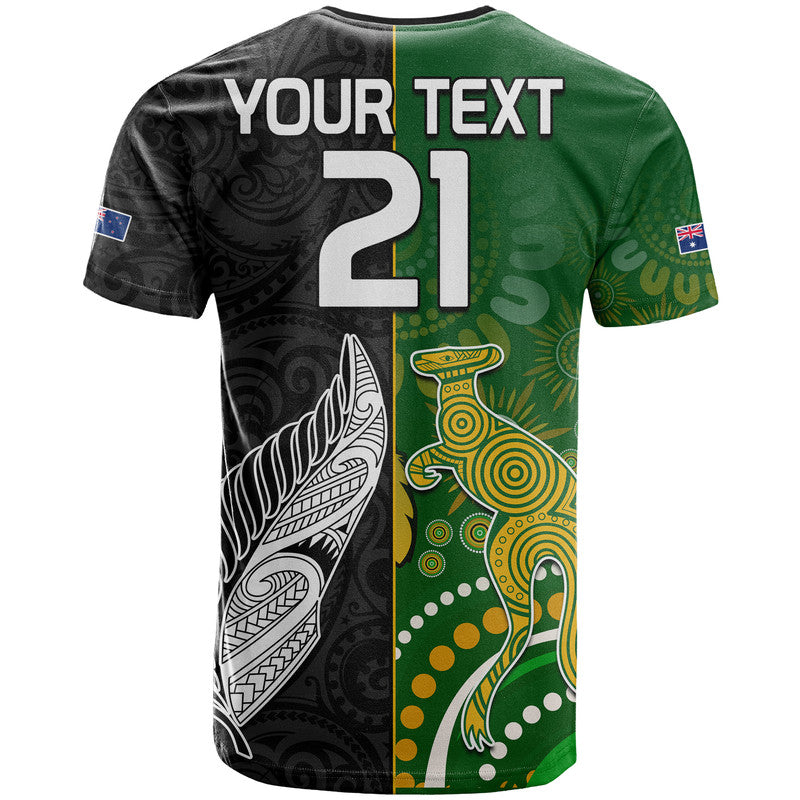 custom-personalised-aotearoa-rugby-all-black-combine-australia-wallabies-t-shirt-aboriginal-kangaroo-and-maori-fern