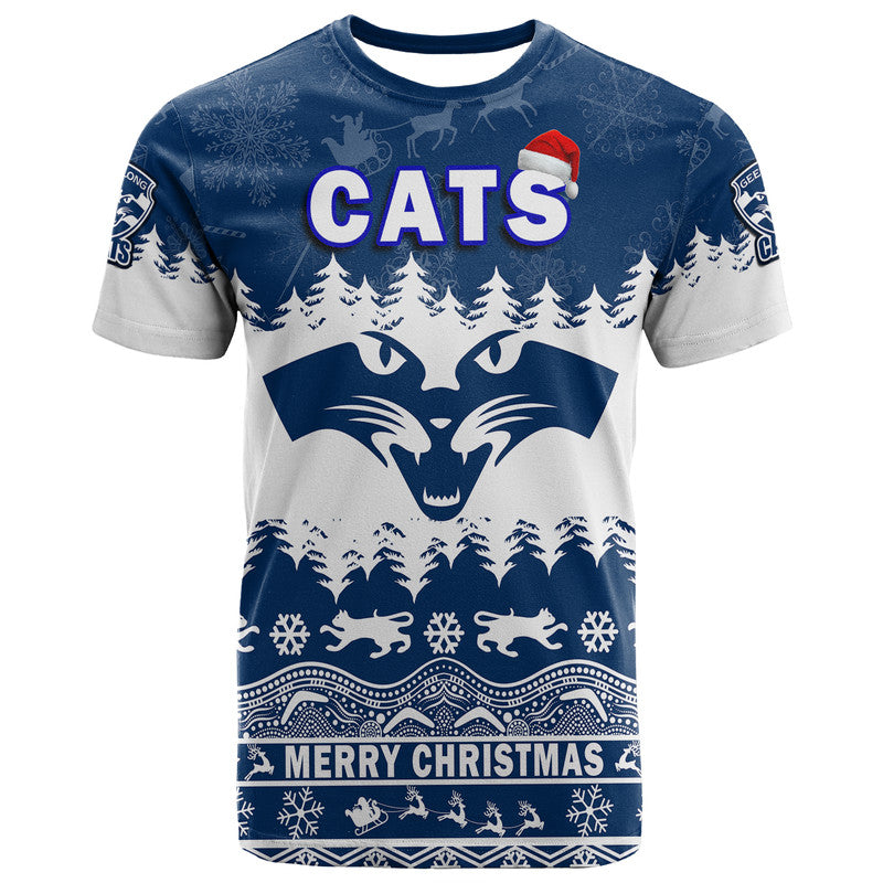 custom-personalised-and-number-geelong-cats-unique-winter-season-t-shirt-cats-merry-christmas