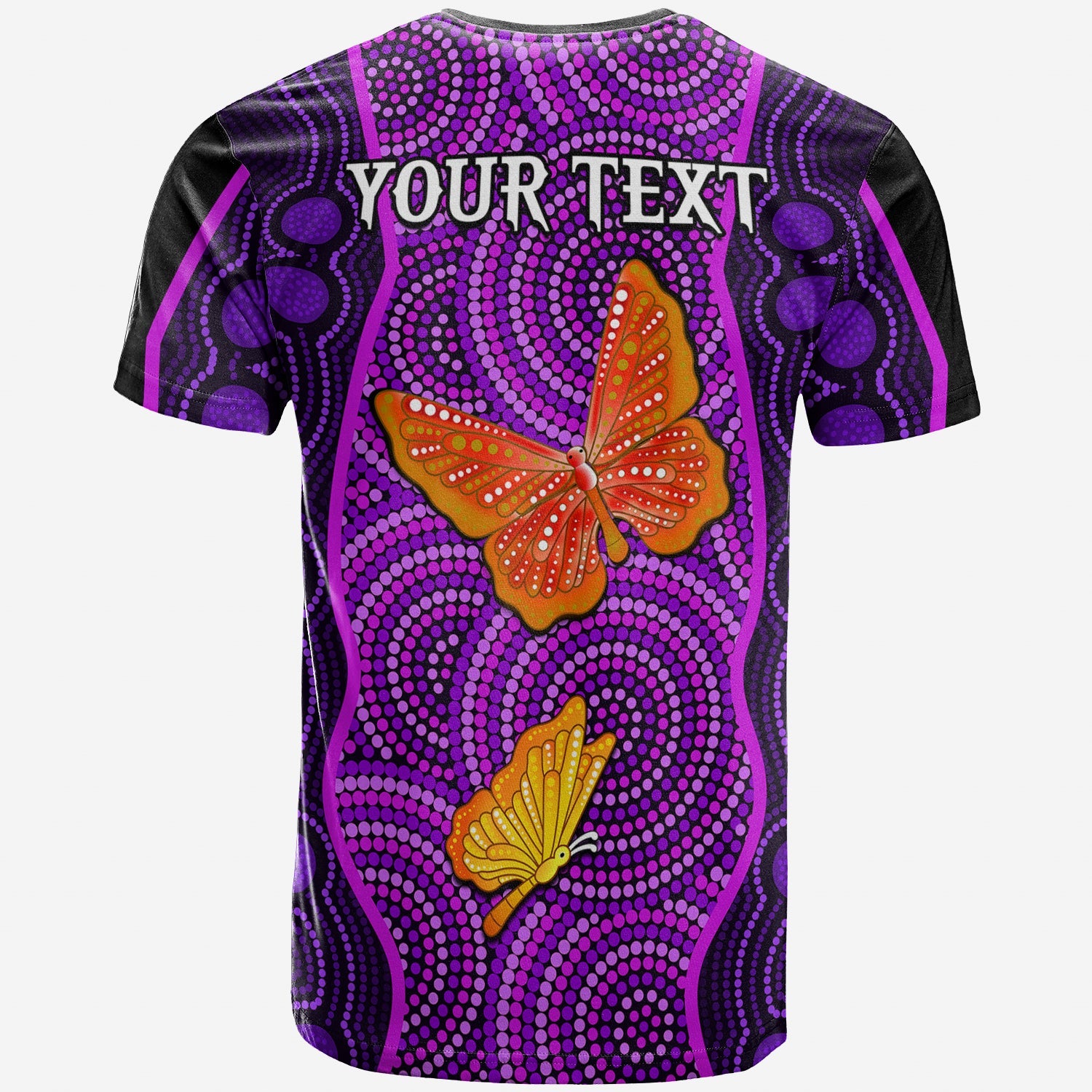 custom-personalised-aboriginal-dot-t-shirt-butterfly-natural-beauty