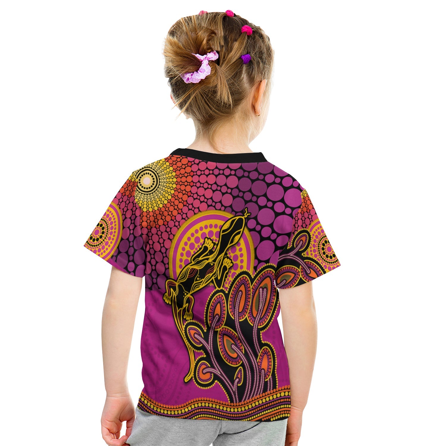 aboriginal-lizard-t-shirt-kid-tree-on-the-hill-sunshine