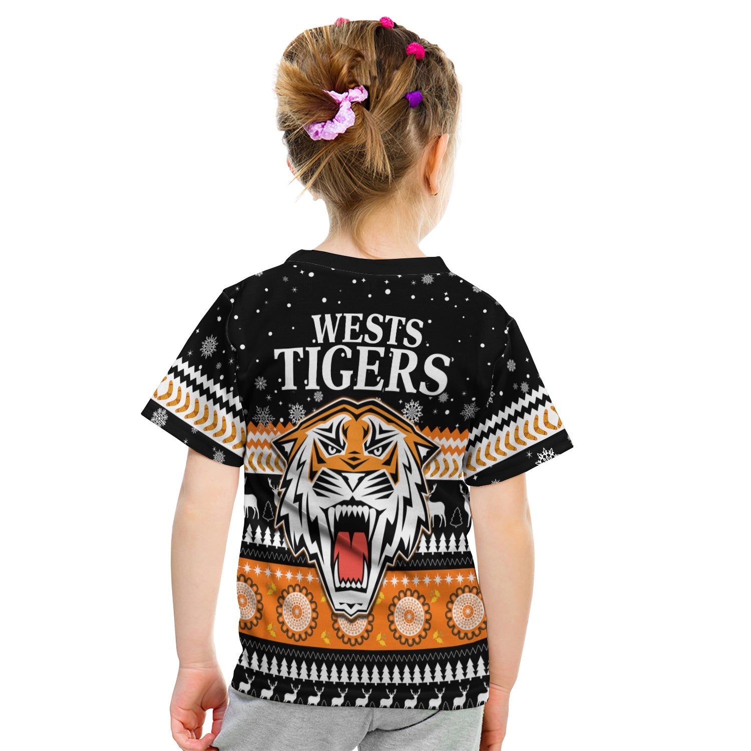 wests-tigers-t-shirt-kid-merry-christmas-energy