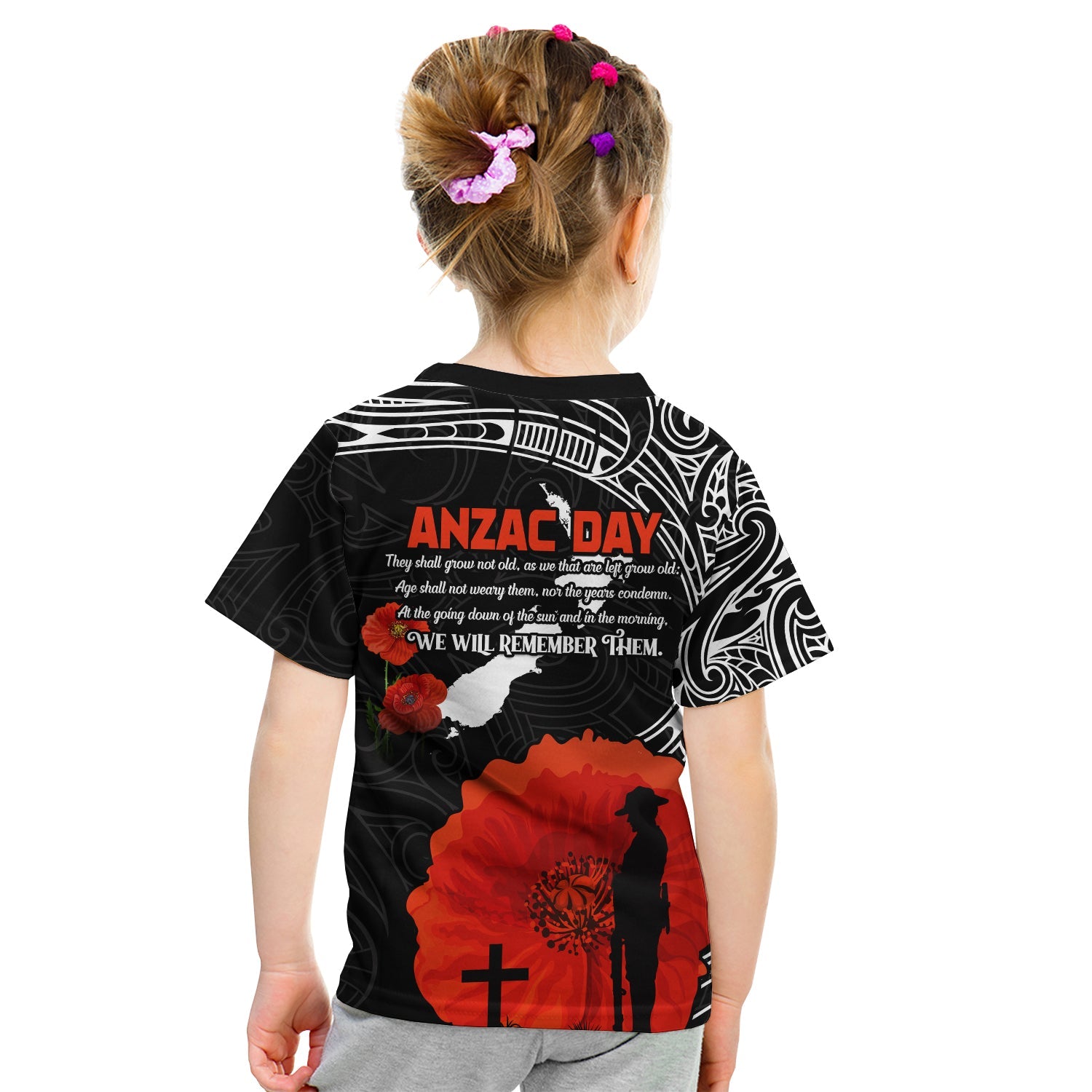 new-zealand-anzac-2022-t-shirt-kid-maori-mix-fern-poppy