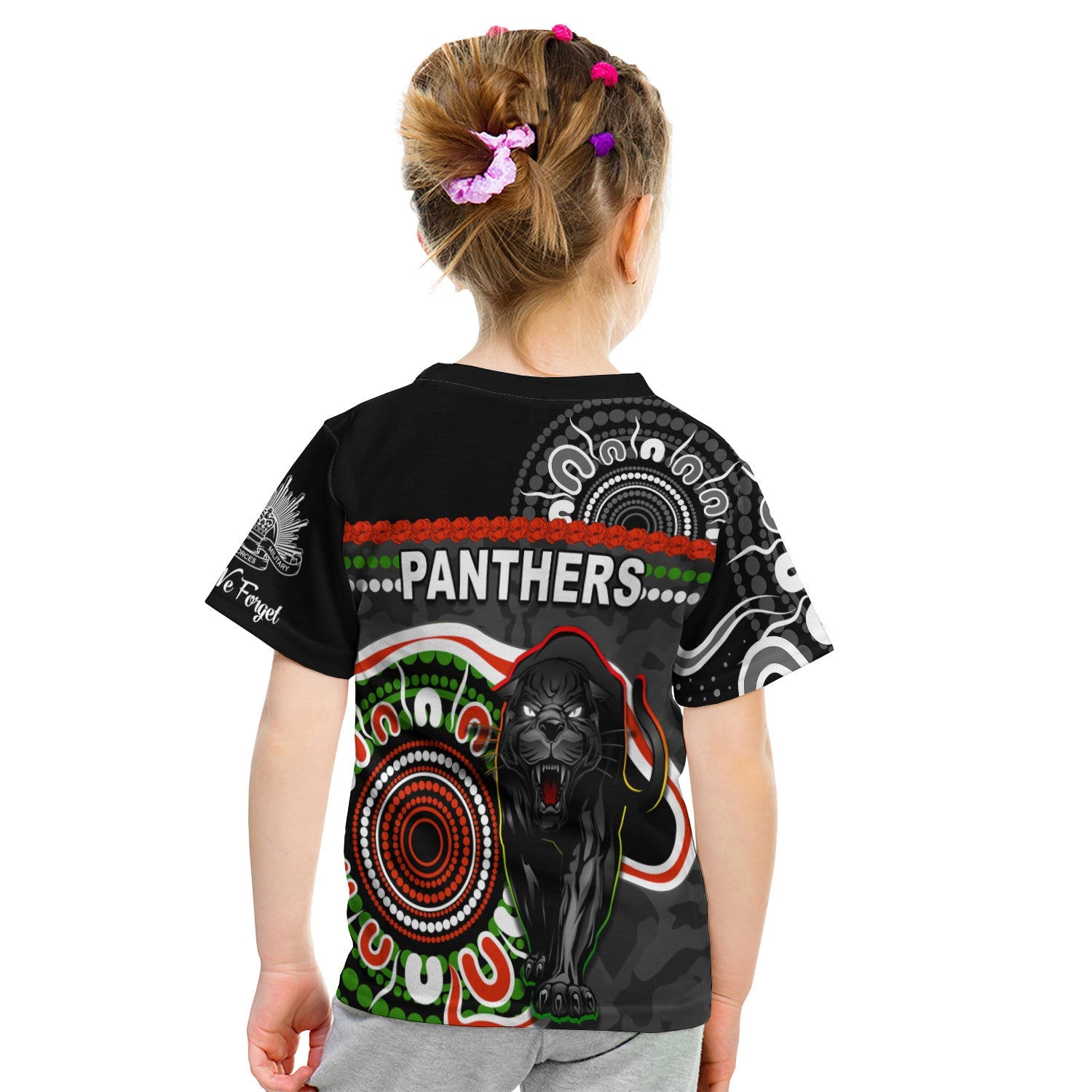 custom-personalised-panthers-anzac-day-t-shirt-kid-aboriginal-lest-we-forget-ver-01