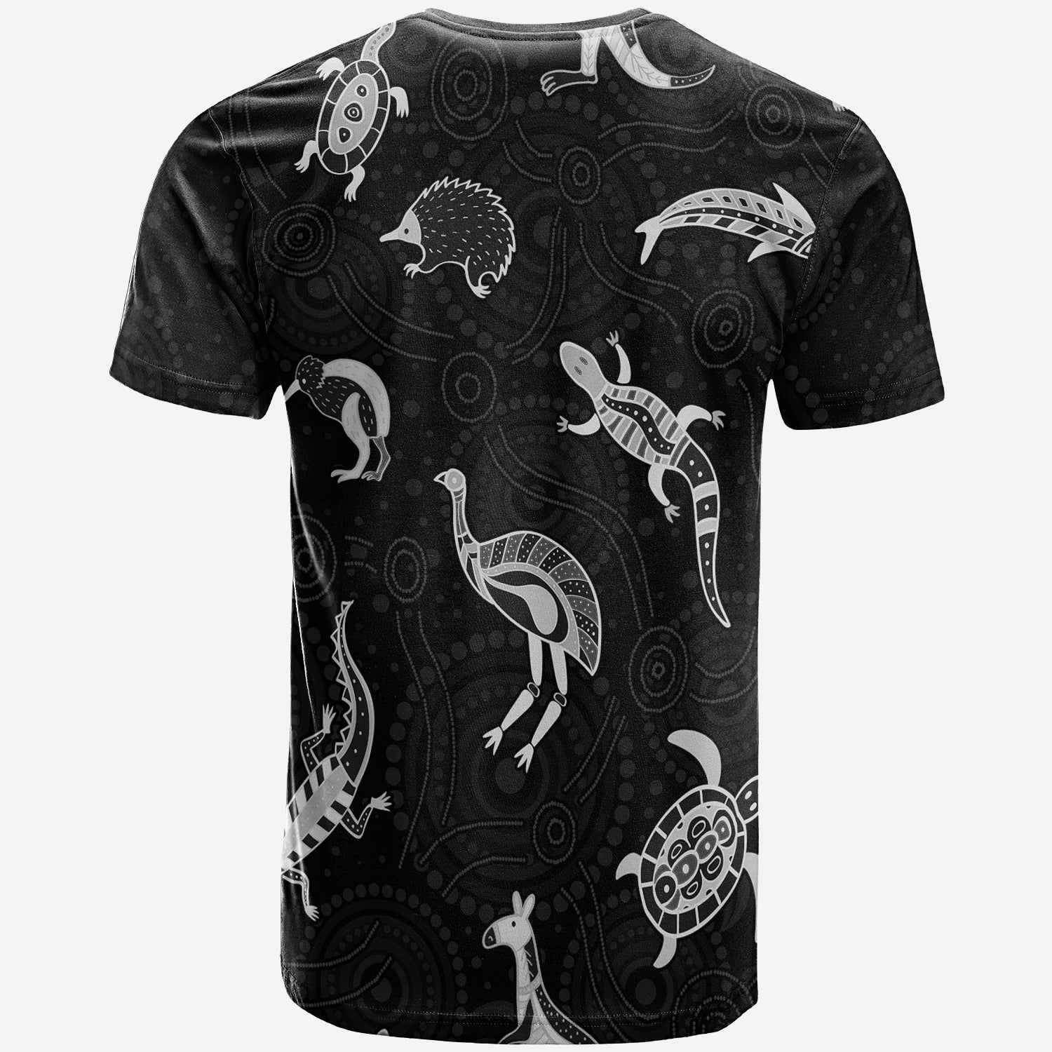 aboriginal-art-t-shirt-animals-australia-version-black