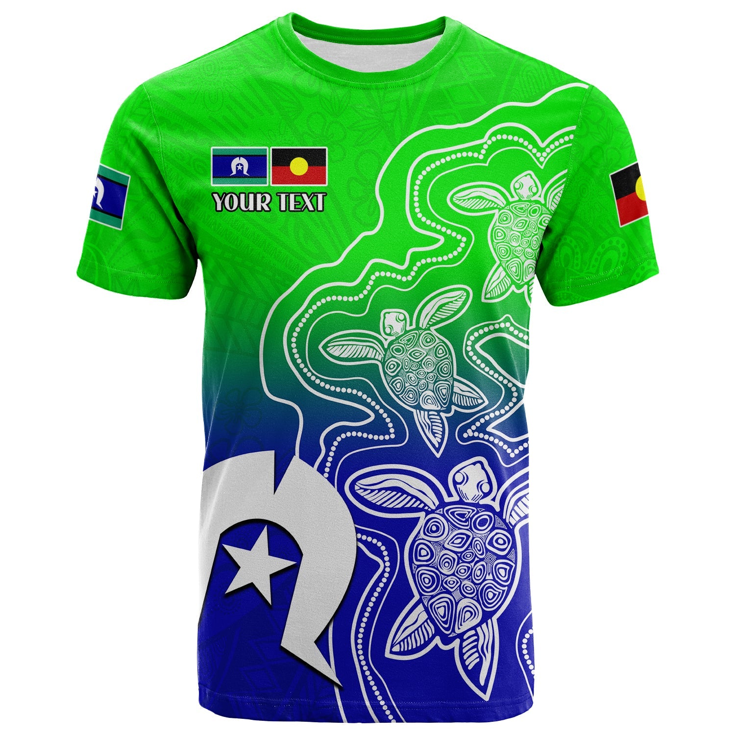 custom-personalised-naidoc-week-2022-t-shirt-torres-strait-islanders-with-aboriginal-turtles