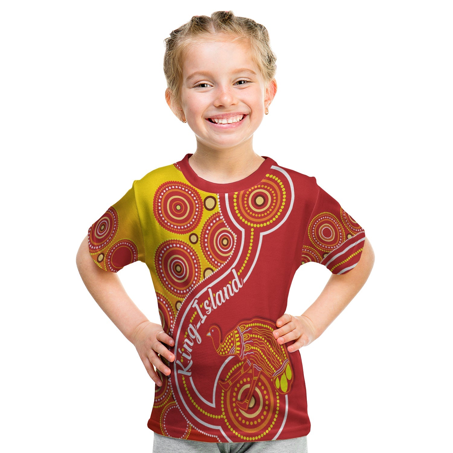 king-island-t-shirt-kid-emu-aboriginal-tasmania-australia