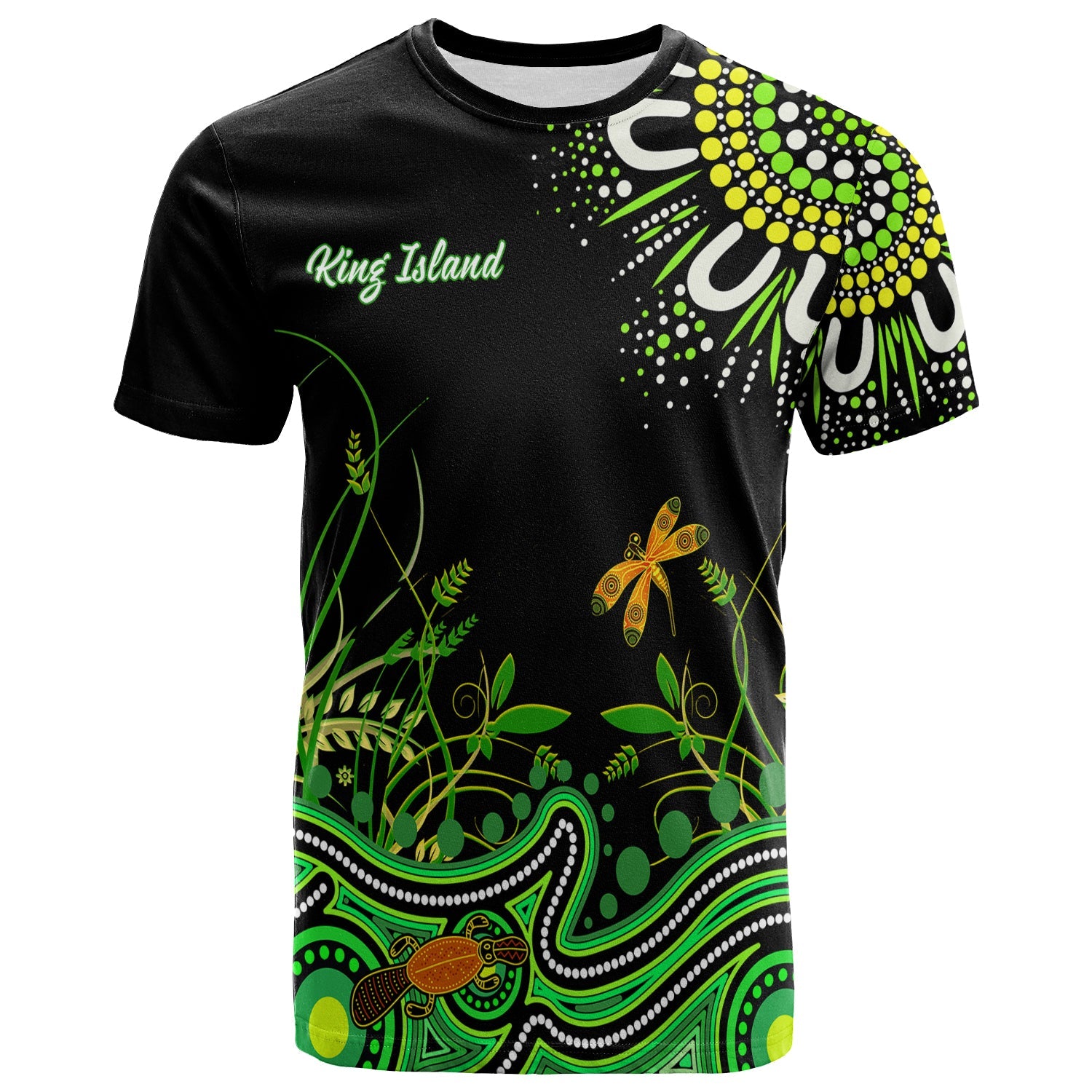 happy-king-island-show-t-shirt-aboriginal-tasmania-australia