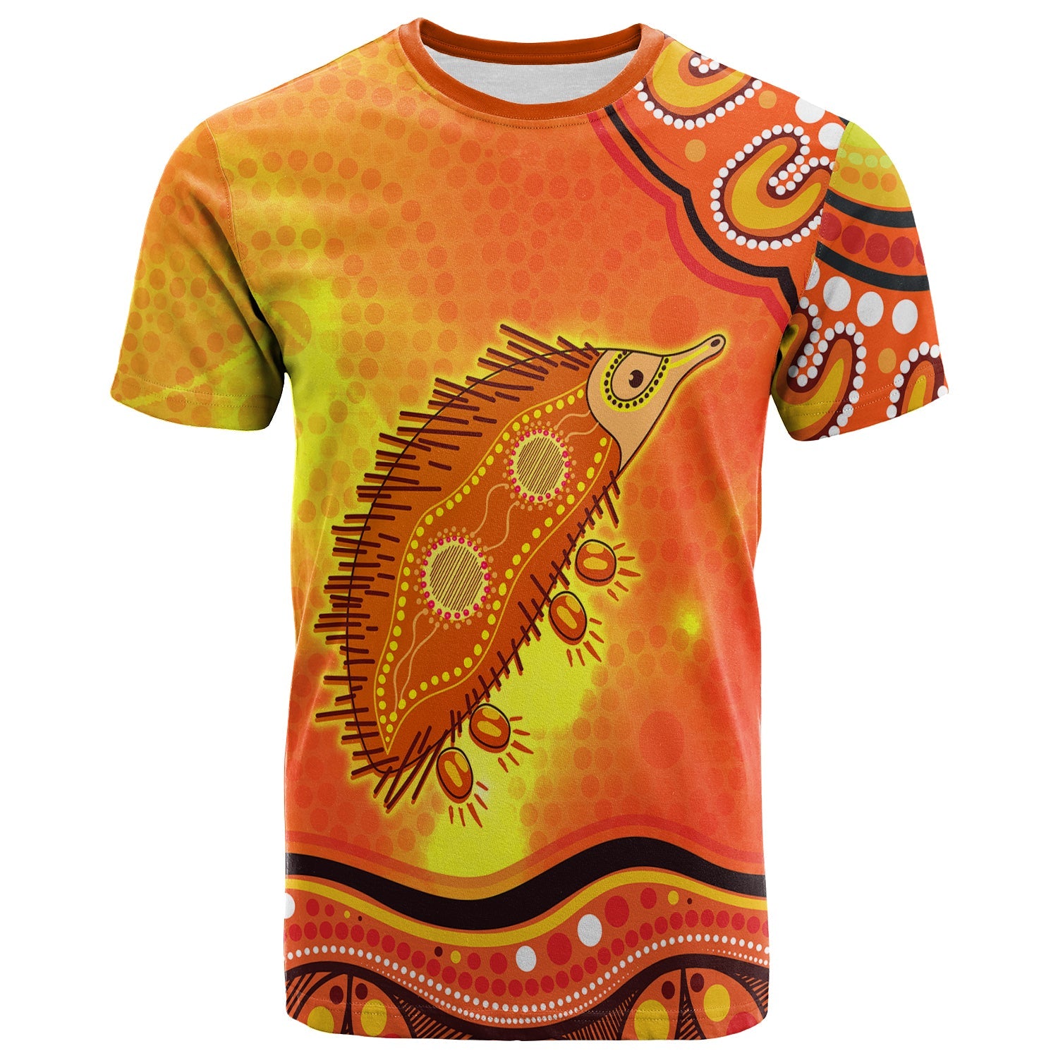 echidna-aboriginal-t-shirt-australian-animal