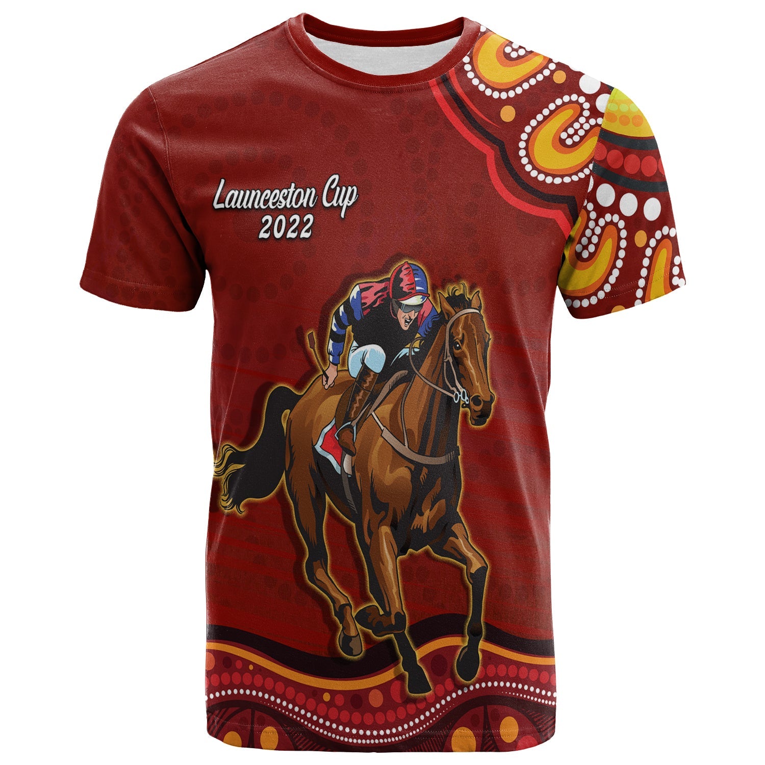 launceston-cup-2022-t-shirt-australia-aboriginal-red-horse-lovers