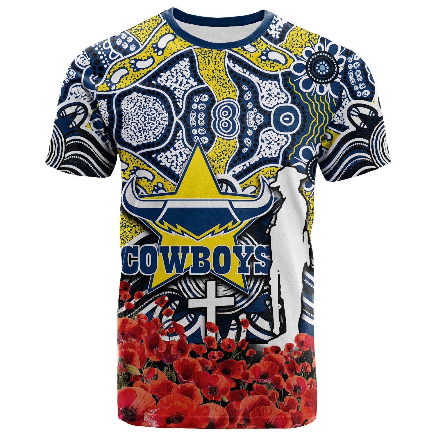 cowboys-t-shirt-anzac-day-poppy-flowers-with-aboriginal