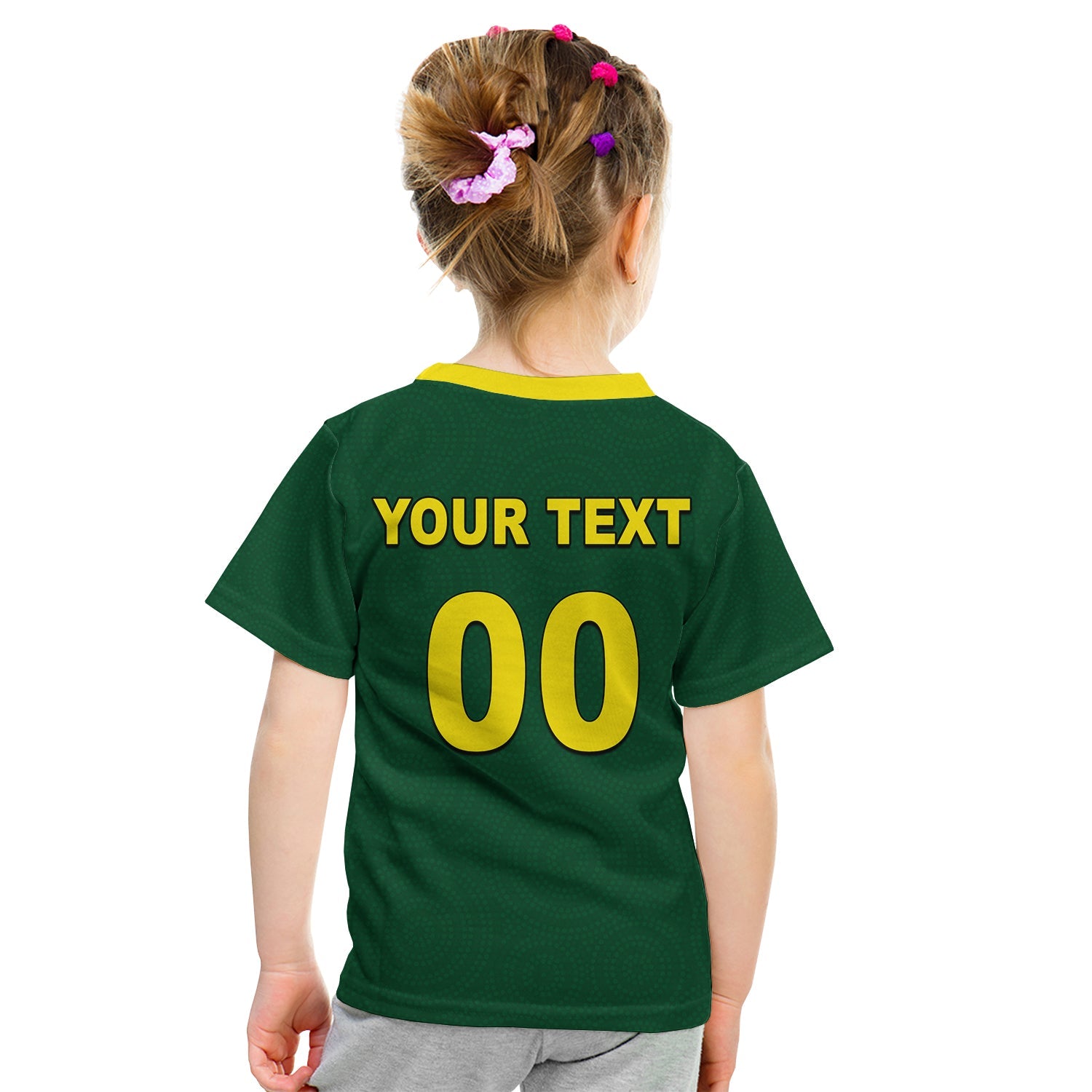 (Custom Personalised And Number) Australia Rugby League T Shirt KID Rugby World Cup 2022 LT6