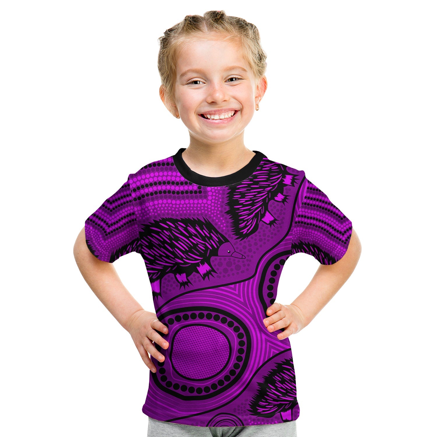 echidna-aboriginal-t-shirt-kid-style-no-4