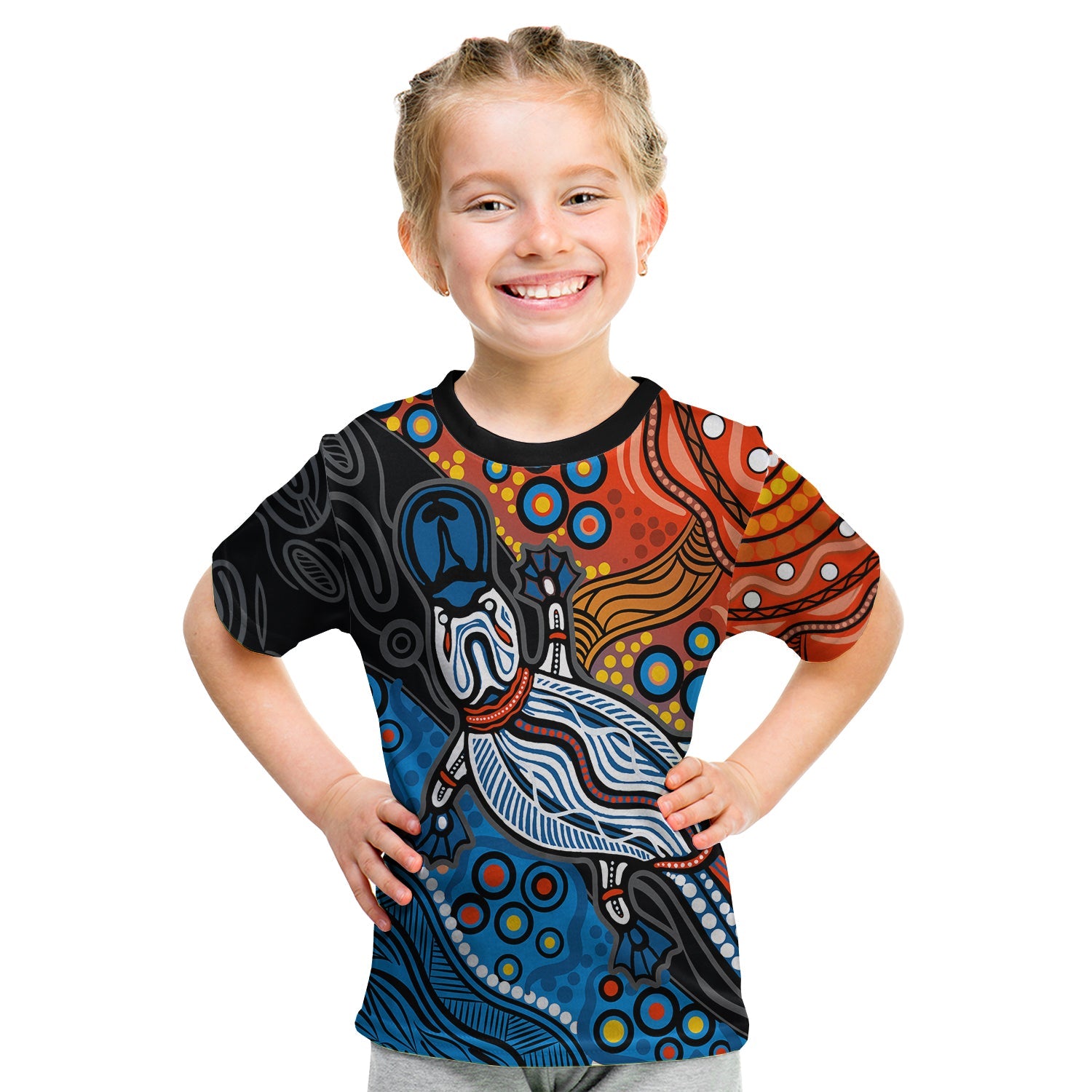 aboriginal-platypus-t-shirt-kid-tribal-no-4