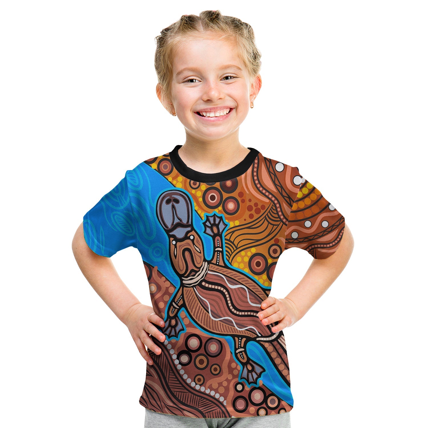 aboriginal-platypus-t-shirt-kid-tribal-no-5