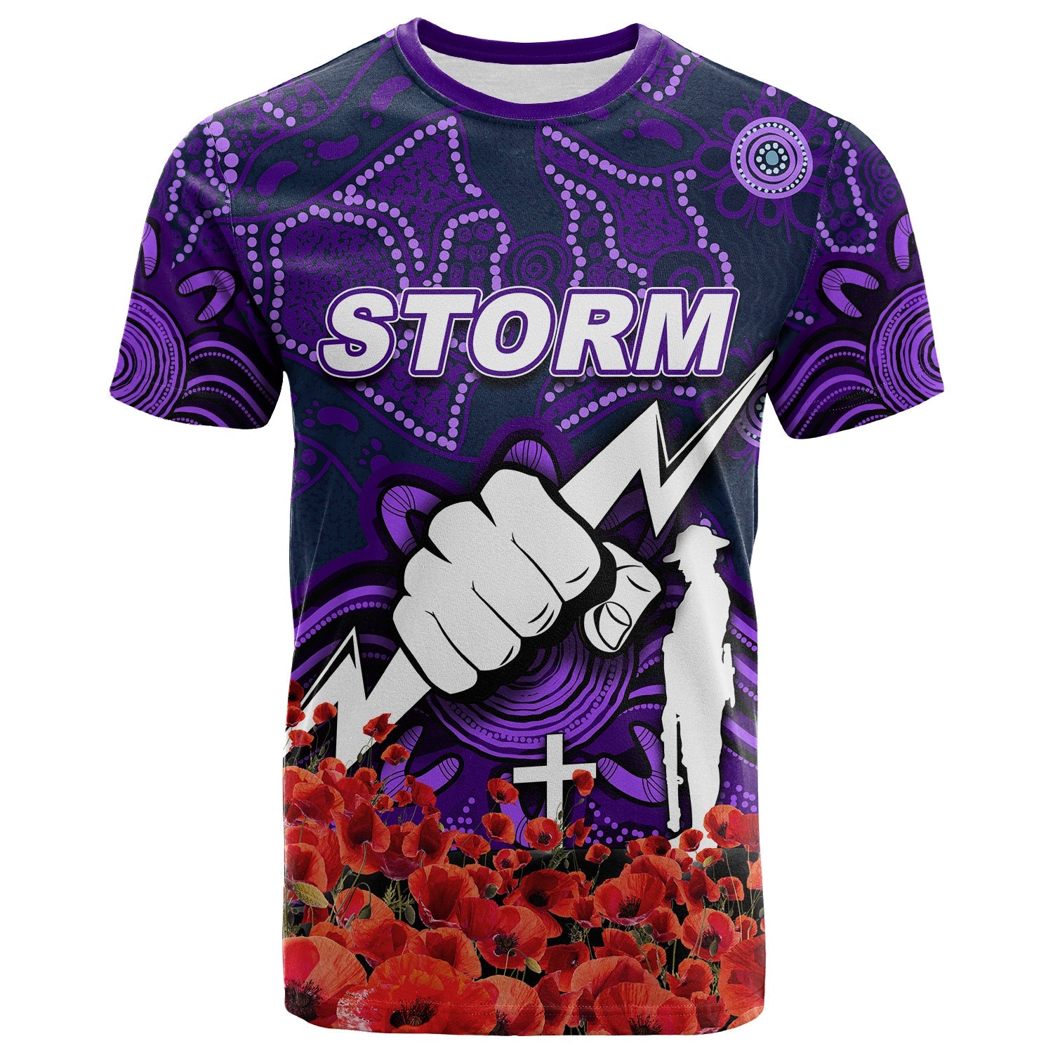 storm-t-shirt-anzac-day-poppy-flowers-with-aboriginal