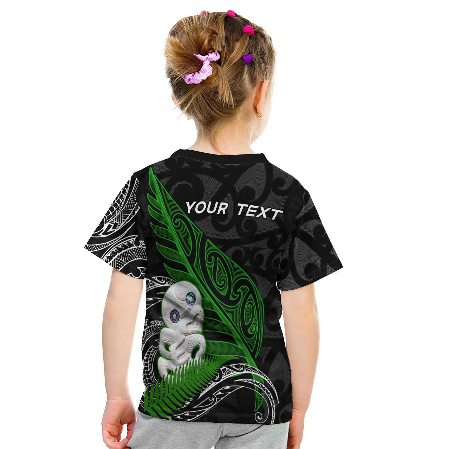 custom-personalised-aotearoa-maori-t-shirt-kid-hei-tiki-and-fern