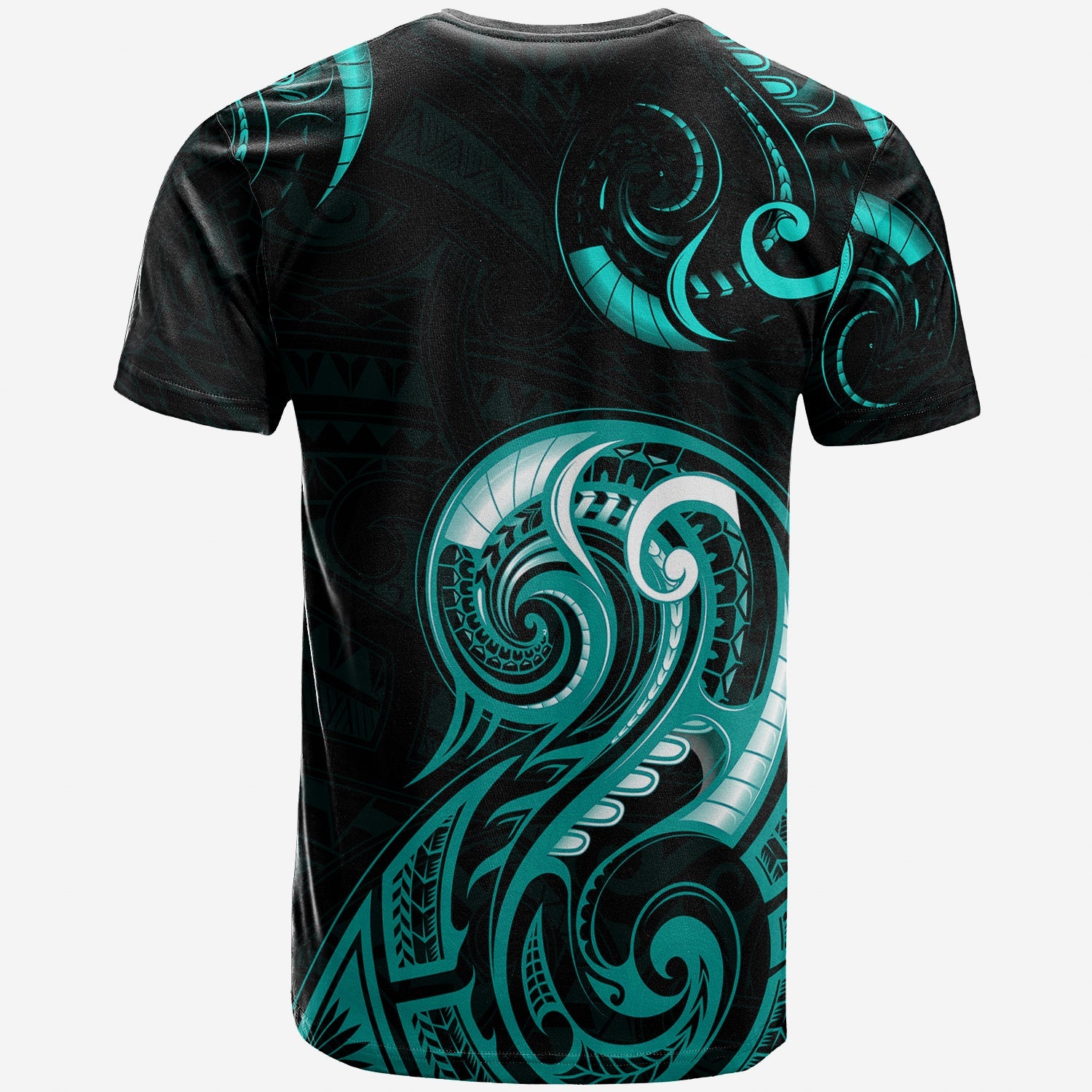 custom-personalised-aotearoa-fern-t-shirt-maori-pattern-version-turquoise