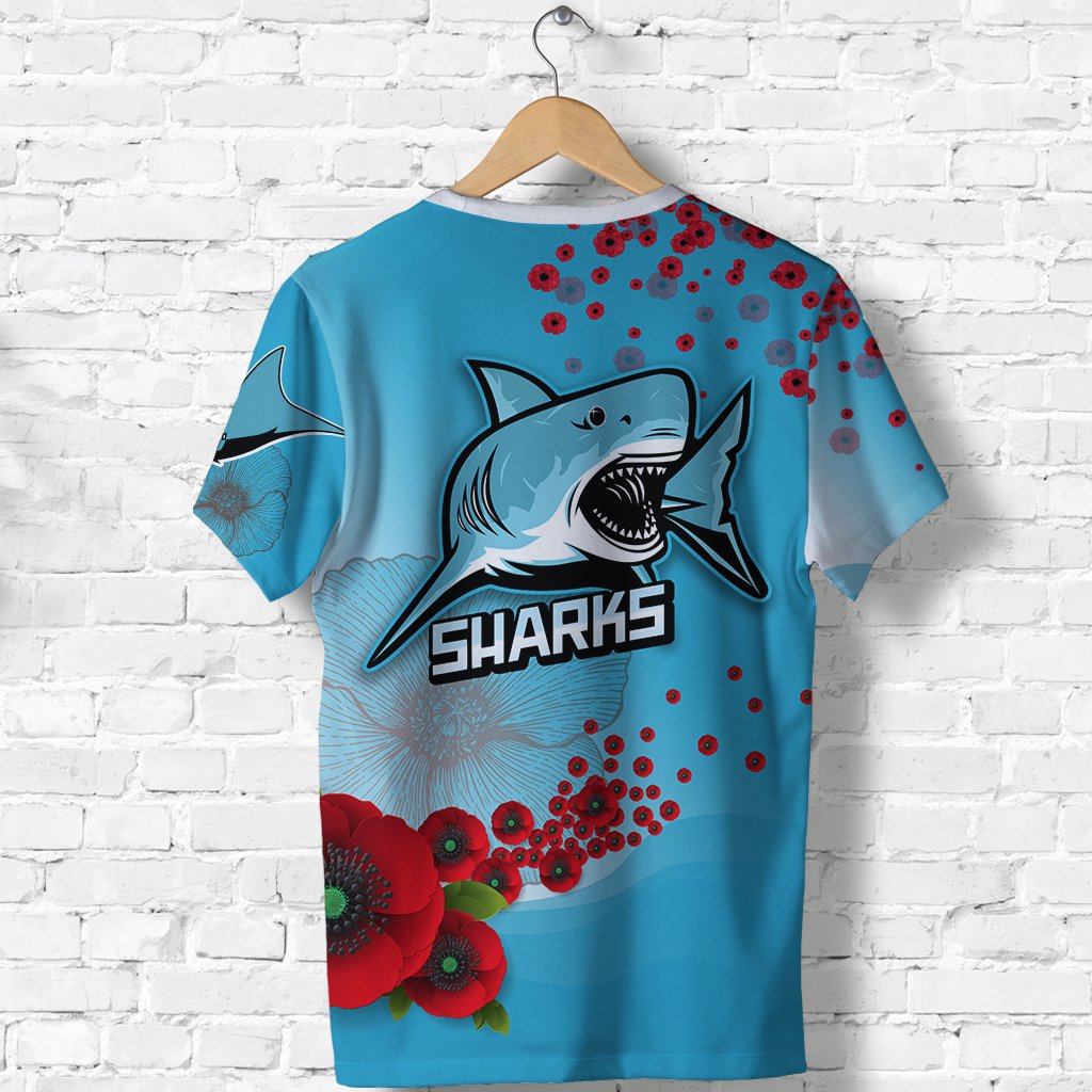 custom-personalised-anzac-sharks-t-shirt-cronulla-lest-we-forget