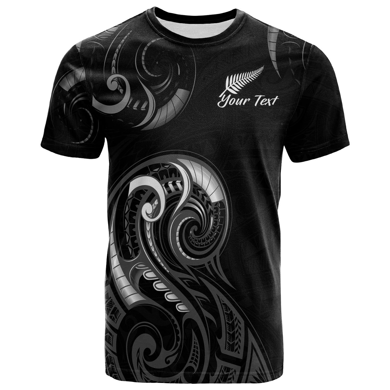 custom-personalised-aotearoa-fern-t-shirt-maori-pattern-version-black