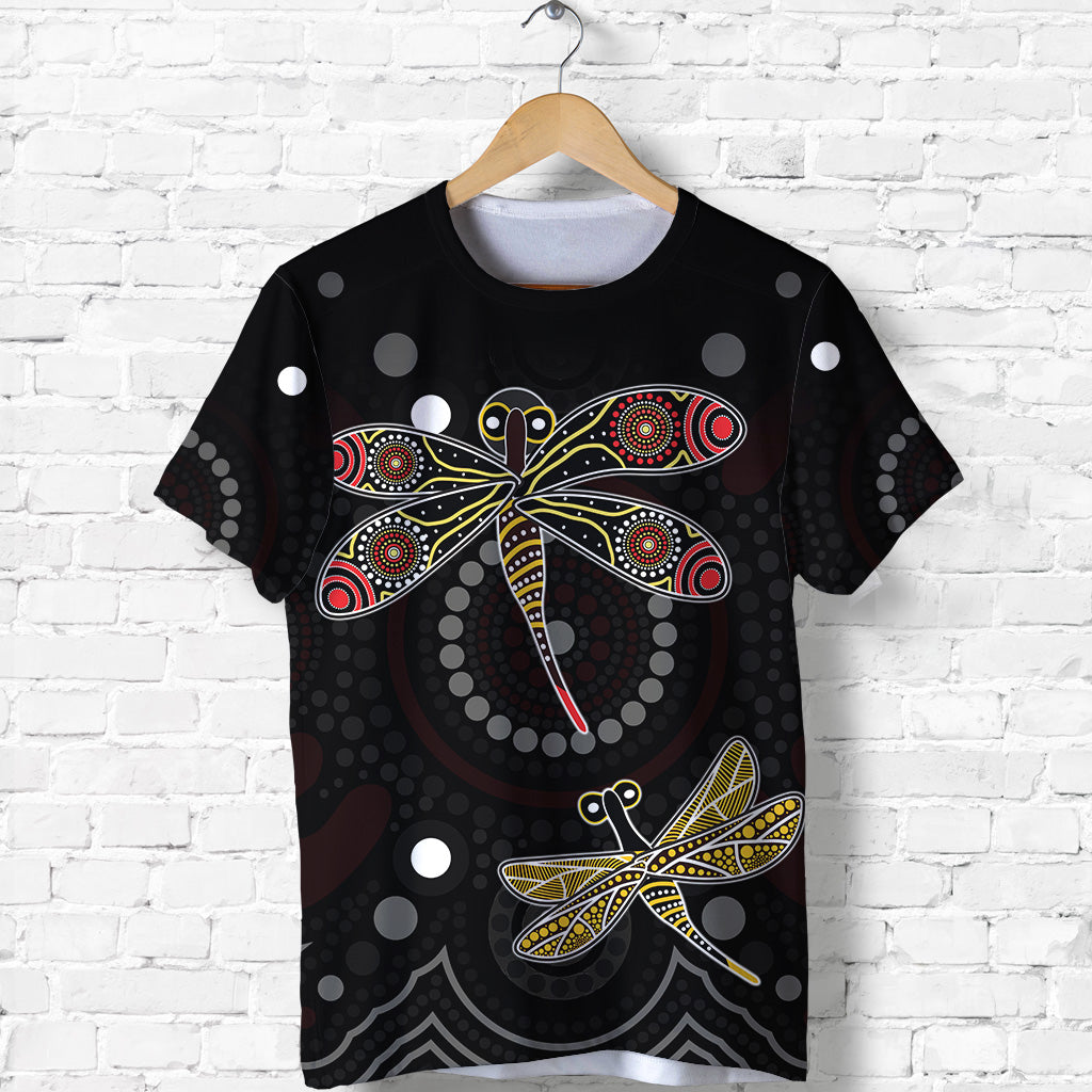 custom-personalised-aboriginal-dot-t-shirt-butterfly-victory