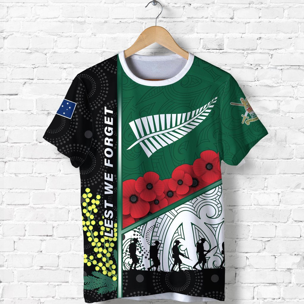 custom-personalised-anzac-day-lest-we-forget-t-shirt-australia-indigenous-and-new-zealand-maori