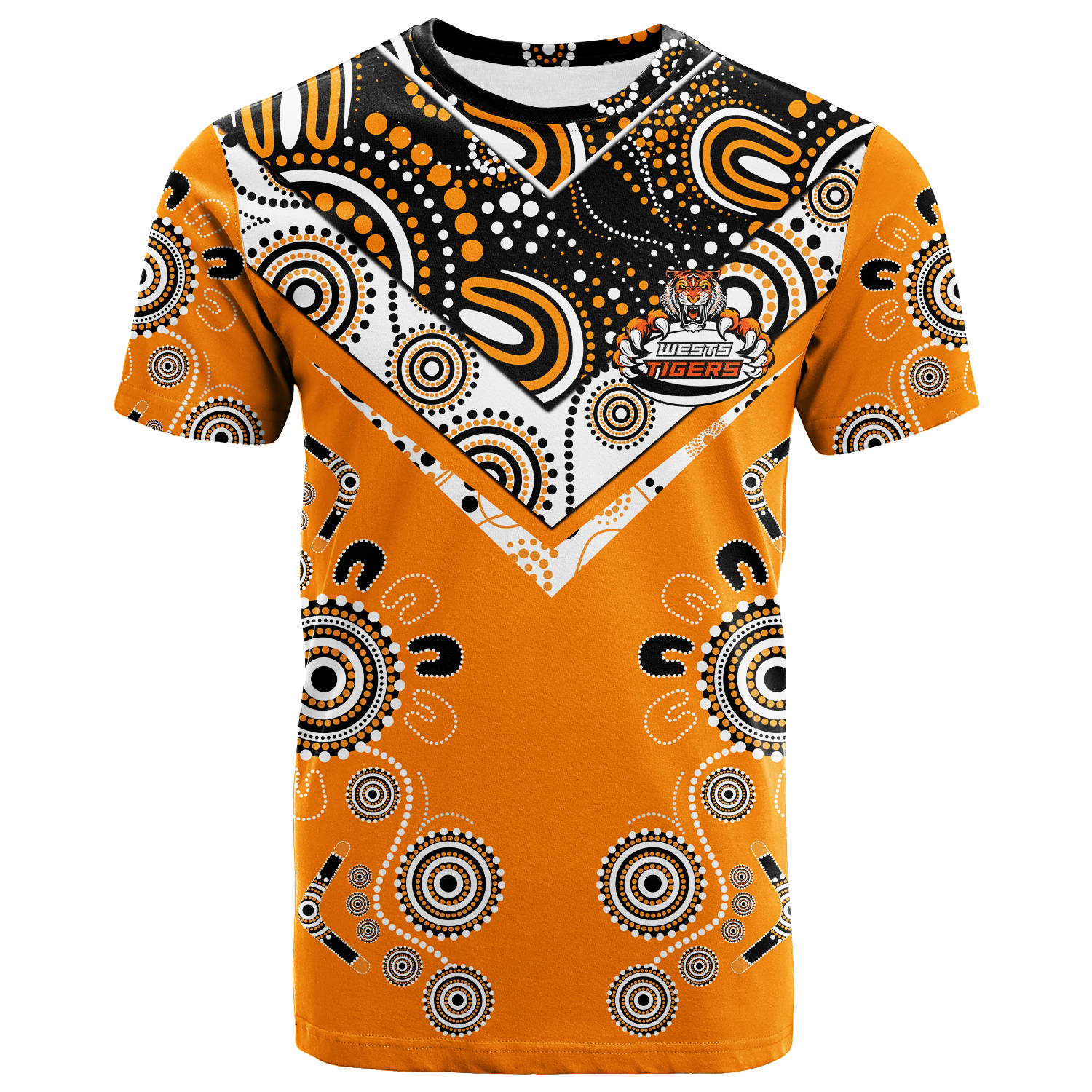 Wests Tiger Rugby Aboriginal Pattern