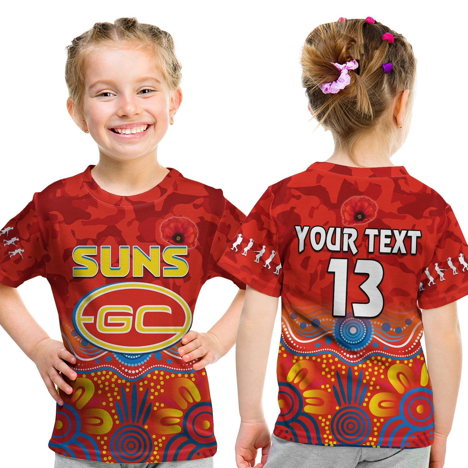 custom-text-and-number-suns-anzac-2022-t-shirt-kid-gold-coast-aboriginal-poppy