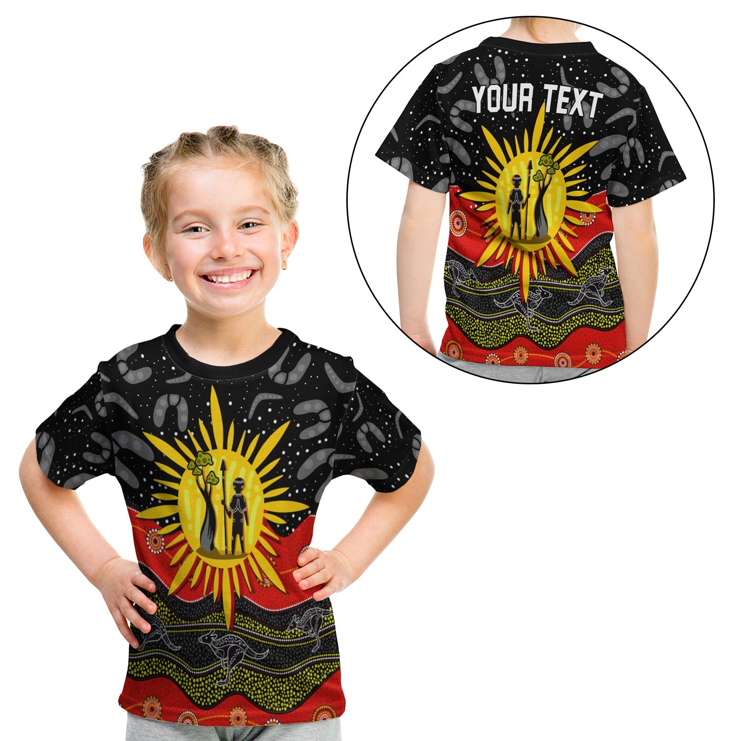 custom-personalised-aboriginal-flag-t-shirt-kid-energetic-aussie