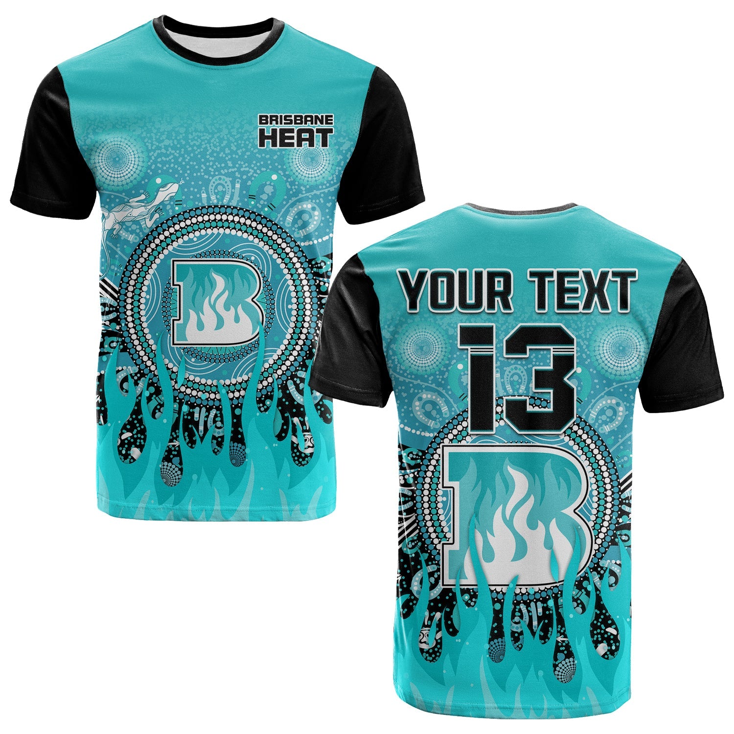 custom-text-and-number-brisbane-heat-t-shirt-aboriginal-dot-fire-australia-cricket