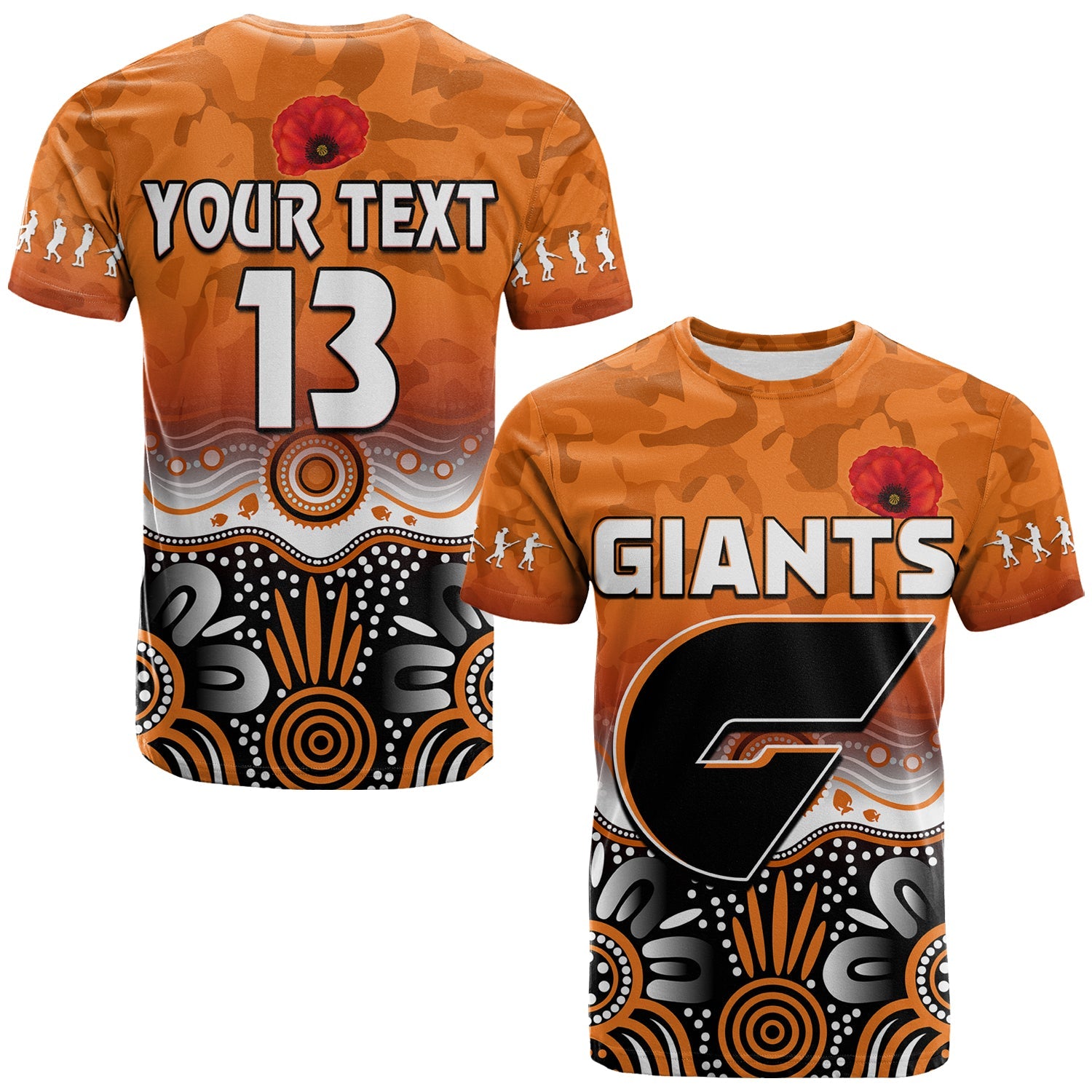 custom-text-and-number-giants-anzac-2022-t-shirt-greater-western-sydney-gws-aboriginal-poppy