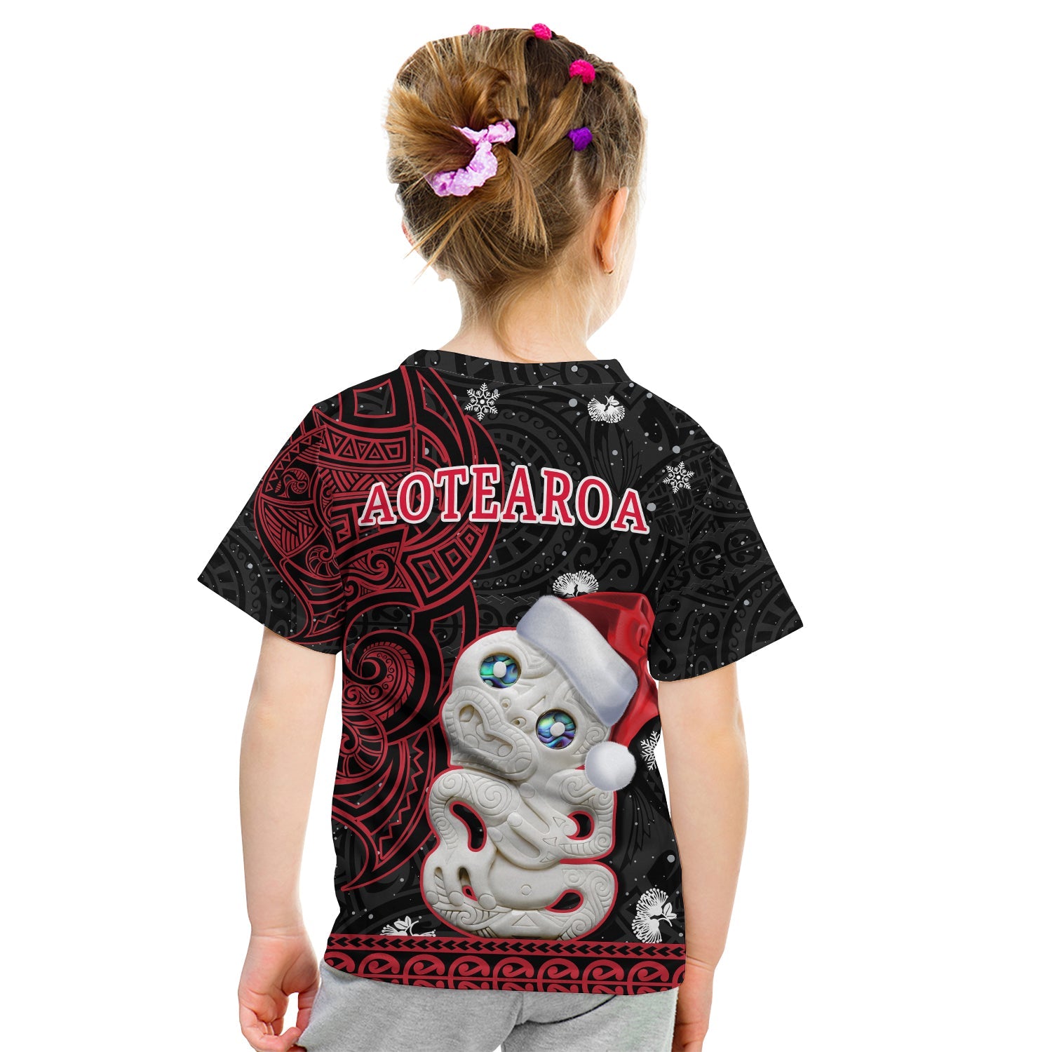 new-zealand-christmas-t-shirt-hei-tiki-red-pohutukawa-meri-kirihimete