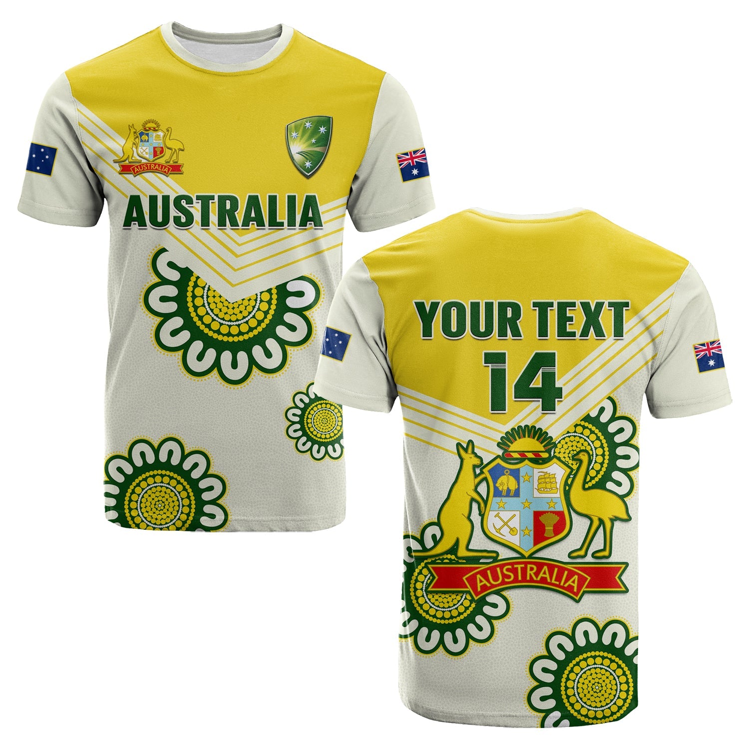 custom-text-and-number-australia-cricket-t-shirt-boxing-day-test-aussie-indigenous