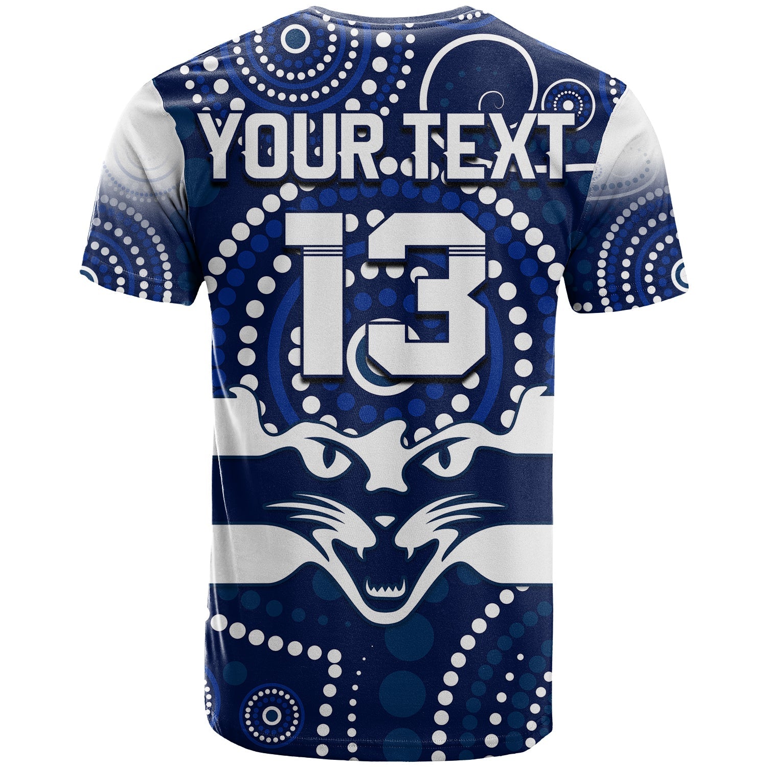 custom-text-and-number-cats-football-t-shirt-kid-aboriginal-australian-premiers-2022-proud-geelong-cartoon