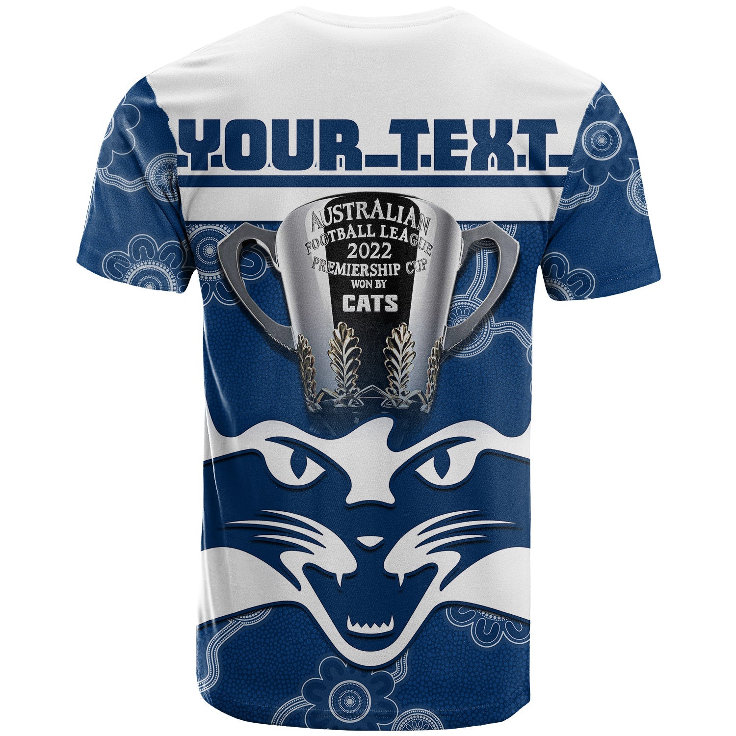 custom-personalised-cats-football-t-shirt-geelong-premiers-2022-aboriginal