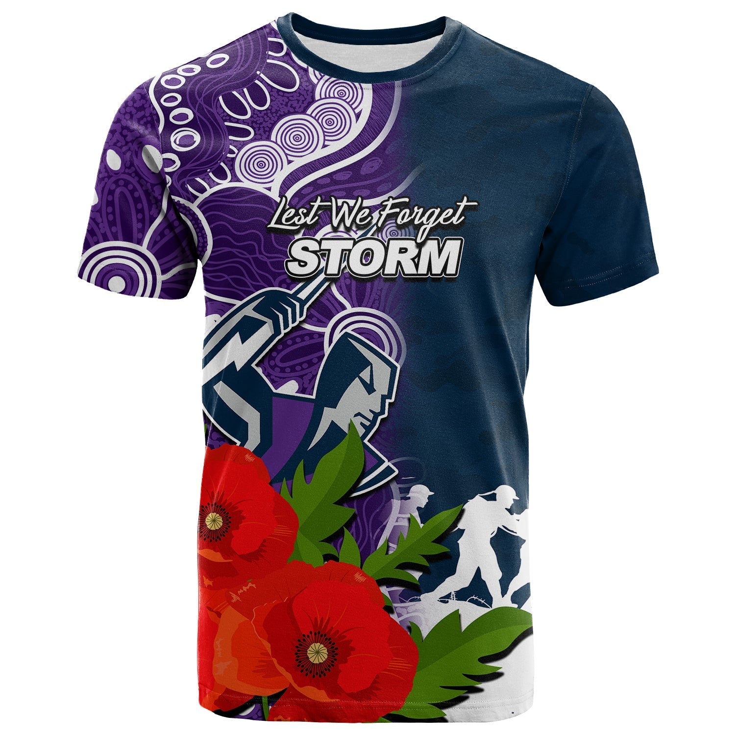 custom-personalisedstorm-anzac-day-aboriginal-mix-army-patterns-t-shirt