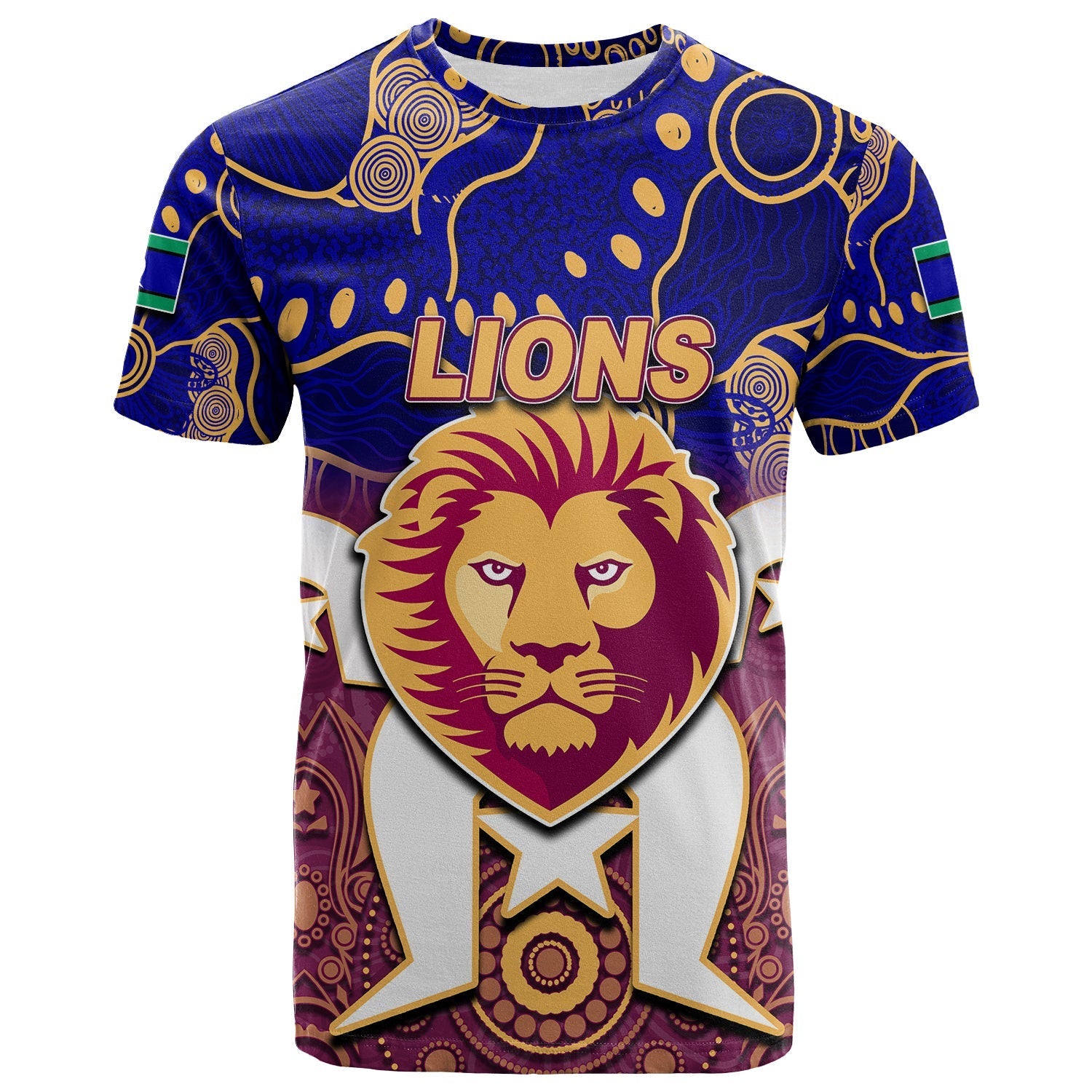 custom-personalised-lions-australian-football-torres-strait-islanders-mix-aboriginal-t-shirt