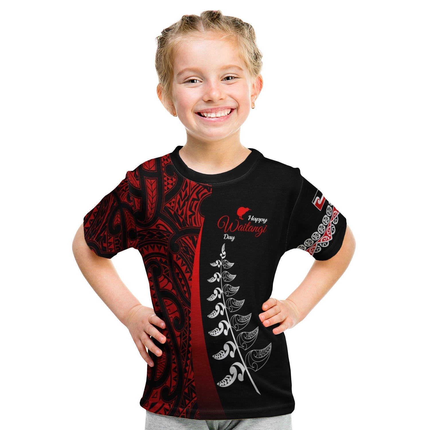 waitangi-day-t-shirt-maori-mix-fern-style-red