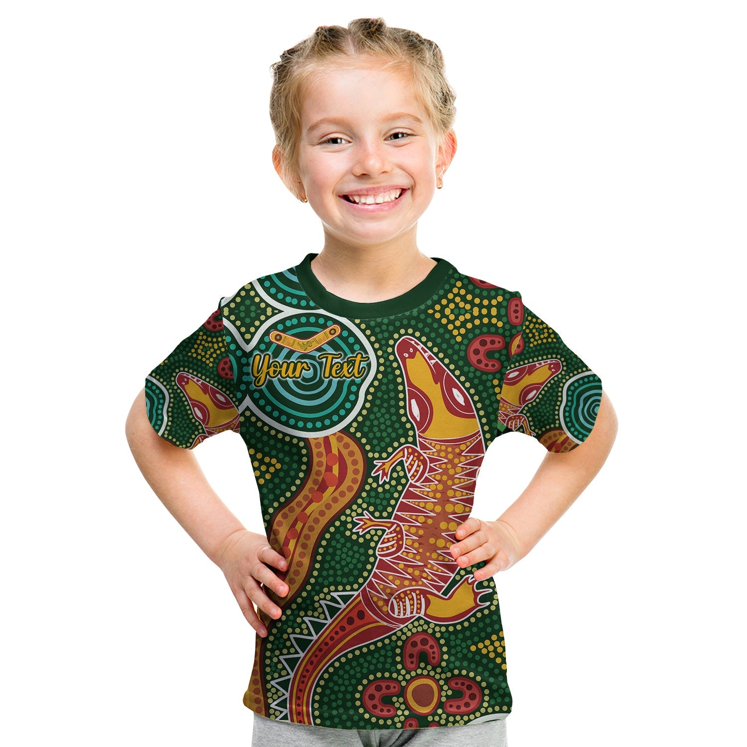 custom-personalised-aboriginal-art-crocodile-t-shirt-you-are-number-one