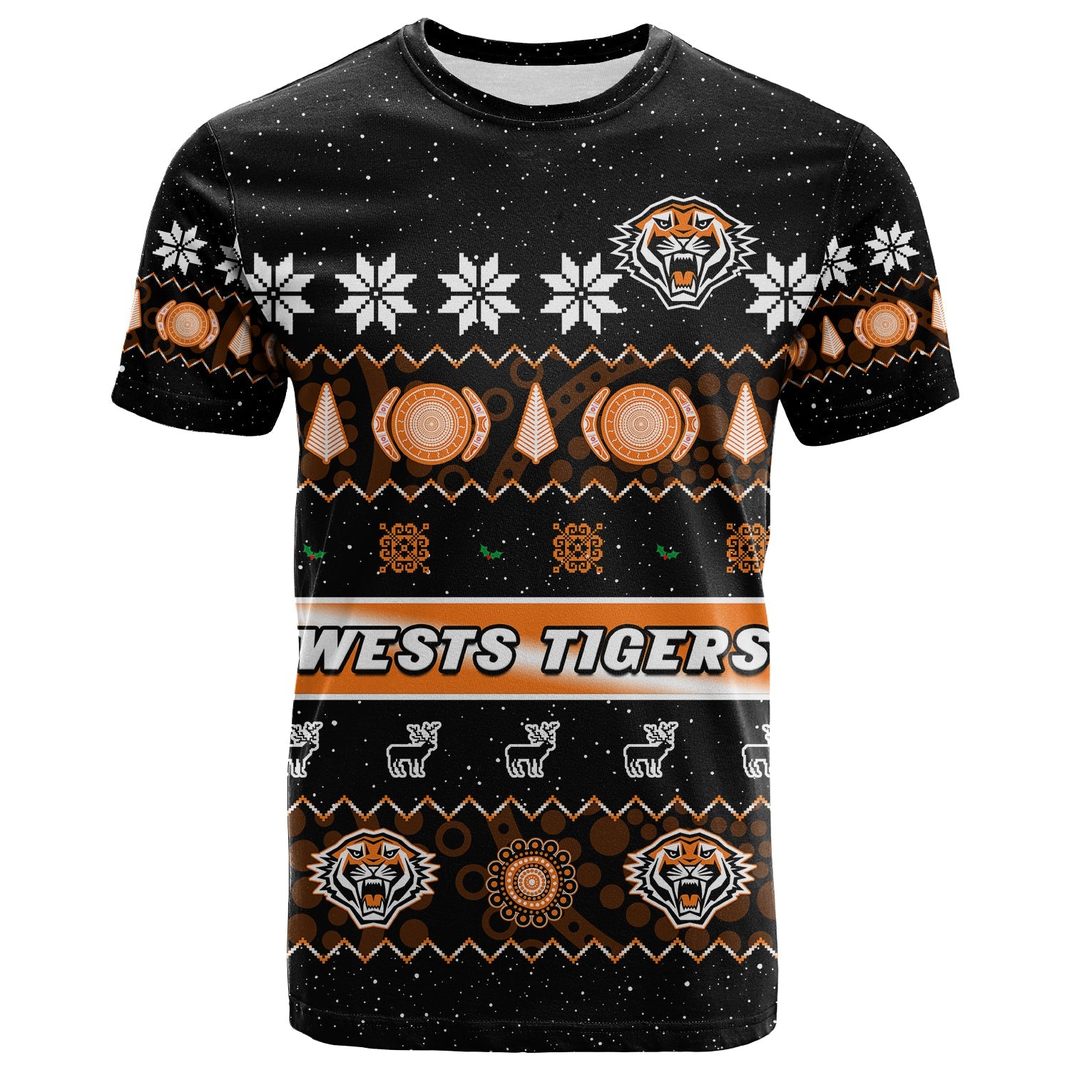 wests-tigers-christmas-t-shirt-aboriginal-art-merry-xmas