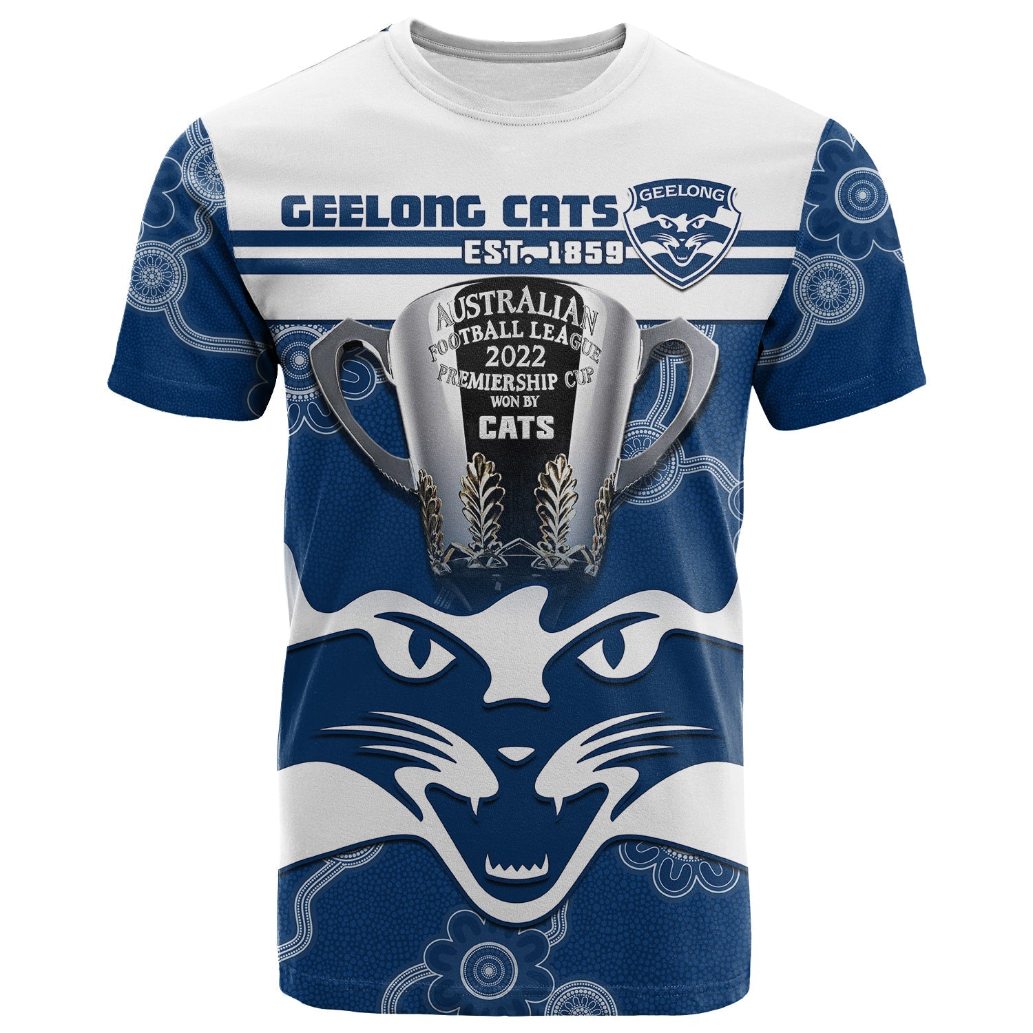 custom-personalised-cats-football-t-shirt-geelong-premiers-2022-aboriginal