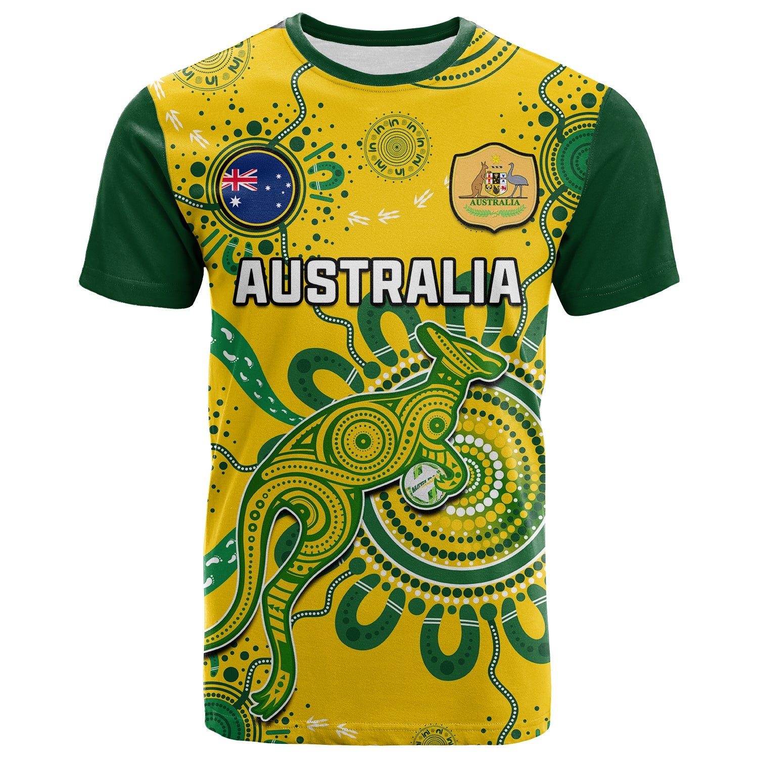 australia-soccer-t-shirt-kangaroos-matildas-2023-fifa-womens-world-cup