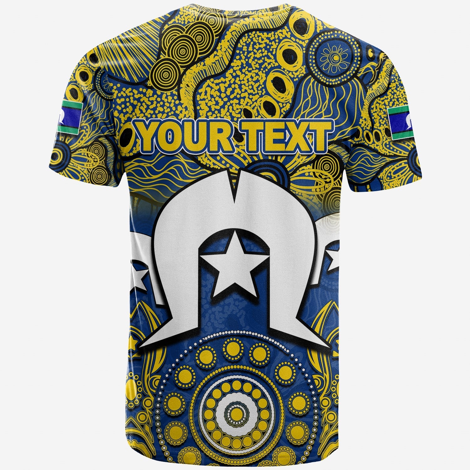 custom-personalisedeels-torres-strait-islanders-mix-aboriginal-t-shirt-no1