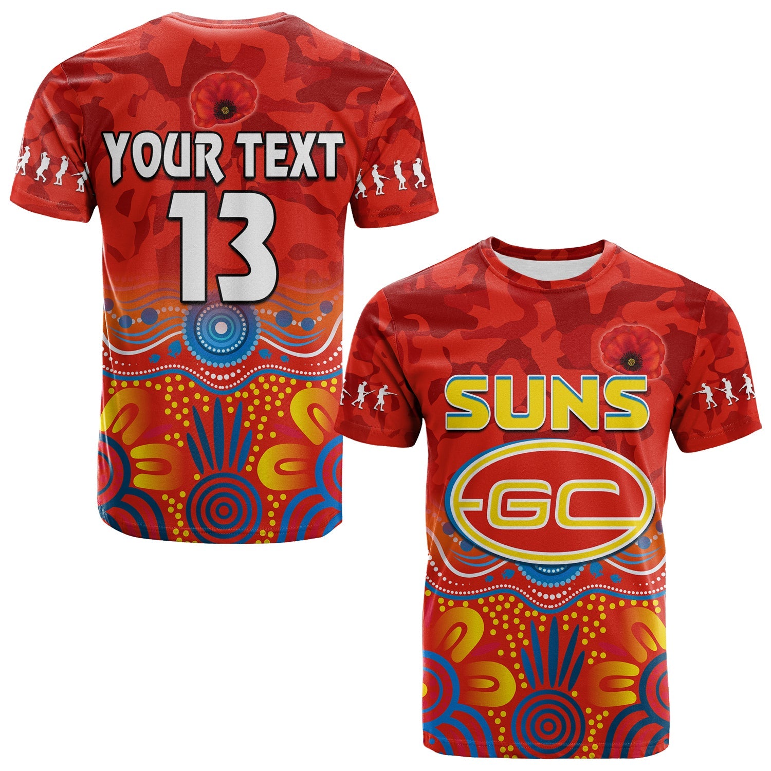 custom-text-and-number-suns-anzac-2022-t-shirt-gold-coast-aboriginal-poppy