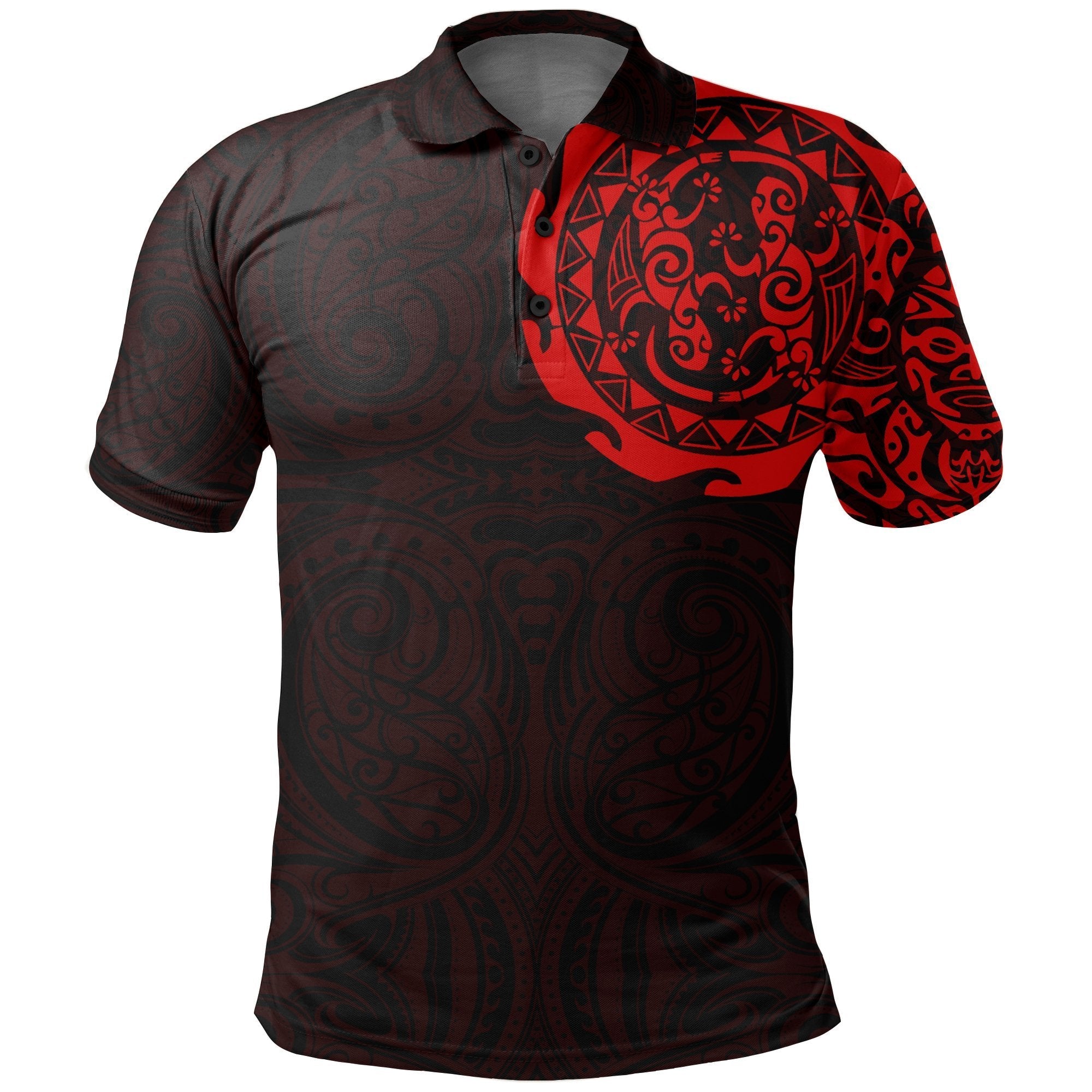 maori-tangaroa-tattoo-new-zealand-polo-shirt-red