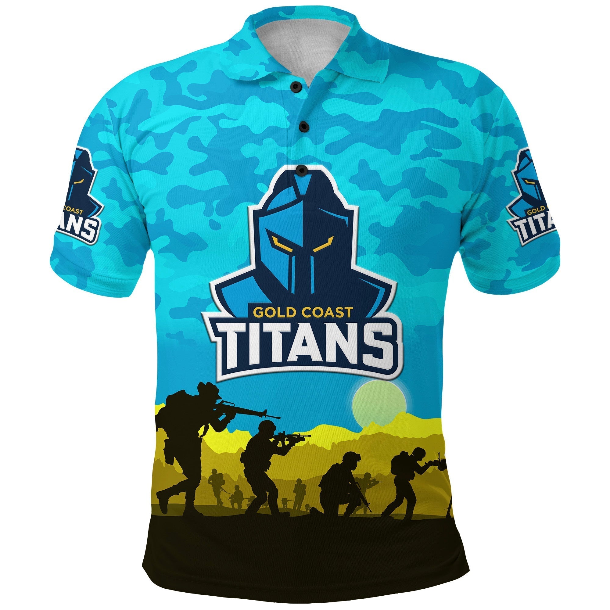 custom-personalised-titans-anzac-polo-shirt-simple-style