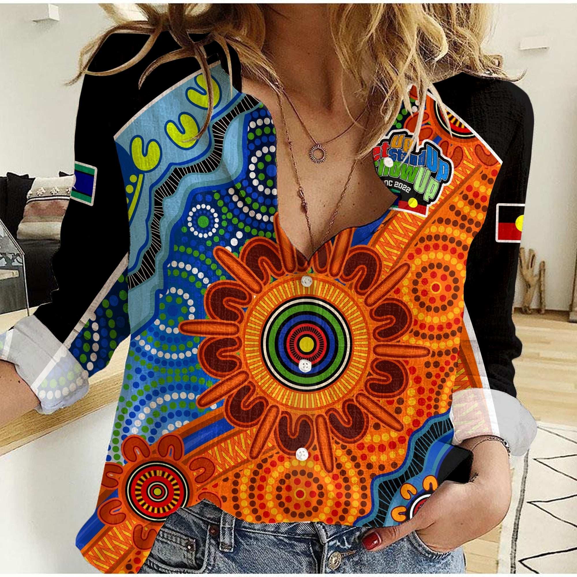 custom-text-and-number-naidoc-week-2022-women-casual-shirt-aboriginal-and-torres-strait-islanders-together