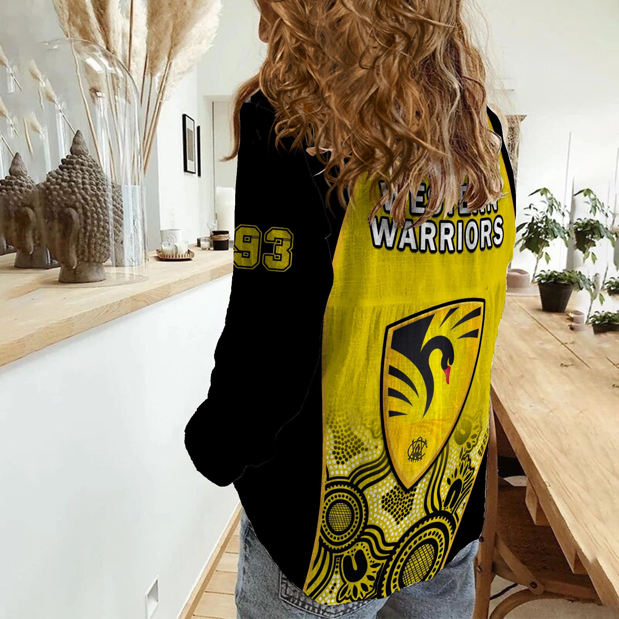 western-australia-cricket-2023-women-casual-shirt-warriors-sheffield-shield-indigenous